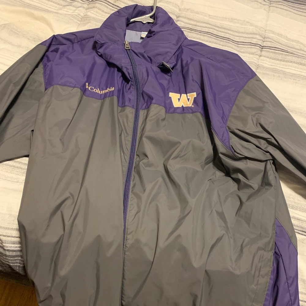 University of Washington Huskies windbreaker.